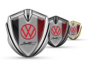 VW Emblem Silicon Badge Durable Premium Feel